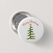 kerstboom ronde button 3,2 cm (Voorkant /achterkant)