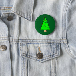 Kerstboom Ronde Button 5,7 Cm