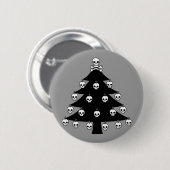 Kerstboom Ronde Button 5,7 Cm (Voorkant /achterkant)