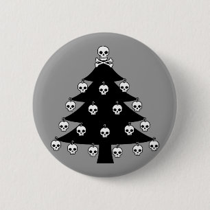 Kerstboom Ronde Button 5,7 Cm