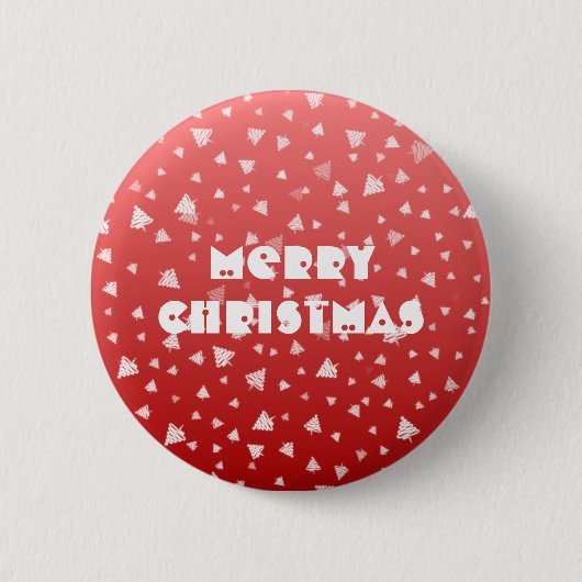 kerstboom ronde button 5,7 cm (Voorkant)