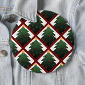 kerstboom ronde button 6,0 cm (In situ)