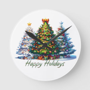 kerstboom  ronde klok
