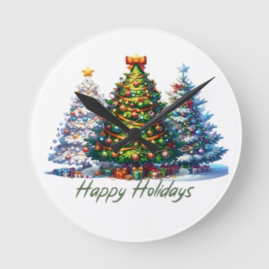 kerstboom ronde klok (Voorkant)