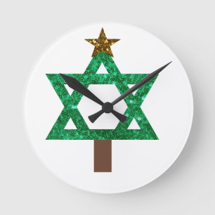 kerstboom ronde klok