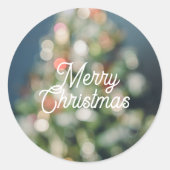  kerstboom ronde sticker (Voorkant)