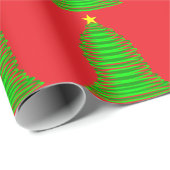 Kerstboom rood inpakpapier (Rol Hoek)