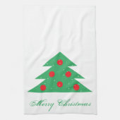 Kerstboom Rood Kerst Kerst Keuken Theedoek (Verticaal)