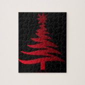 Kerstboom Rood Legpuzzel (Verticaal)