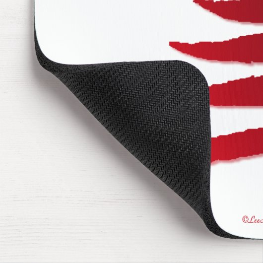 Kerstboom Rood Muismat (Hoek)