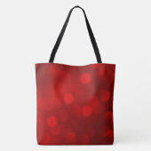 Kerstboom Rood Sparkly zijn Merry Canvas tas (Achterkant)