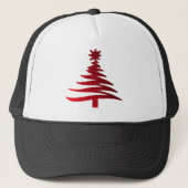 Kerstboom Rood Trucker Pet (Voorkant)