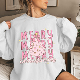 Kerstboom roze Coquette Trui