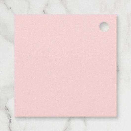 Kerstboom Roze RV Camper Van Roze Bedankjes Labels (Achterkant)