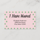 Kerstboom Roze Vakantie Bewegende aankondiging (Voorkant)