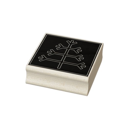 kerstboom rubberstempel (Stempel)