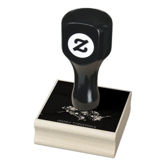 kerstboom rubberstempel (Stempel)