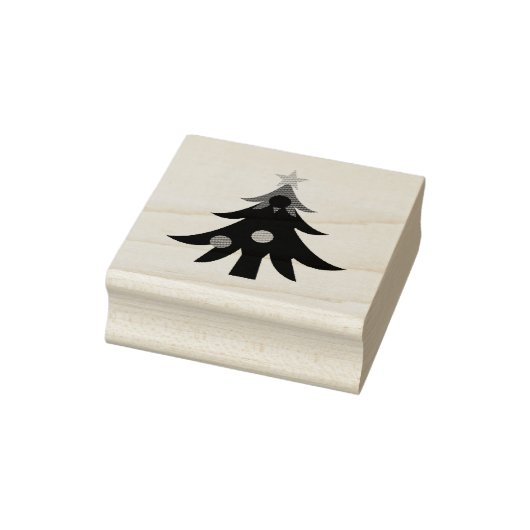 kerstboom rubberstempel (Stempel)