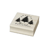kerstboom rubberstempel (Stempel)