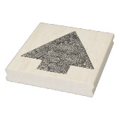 kerstboom rubberstempel (Stempel)