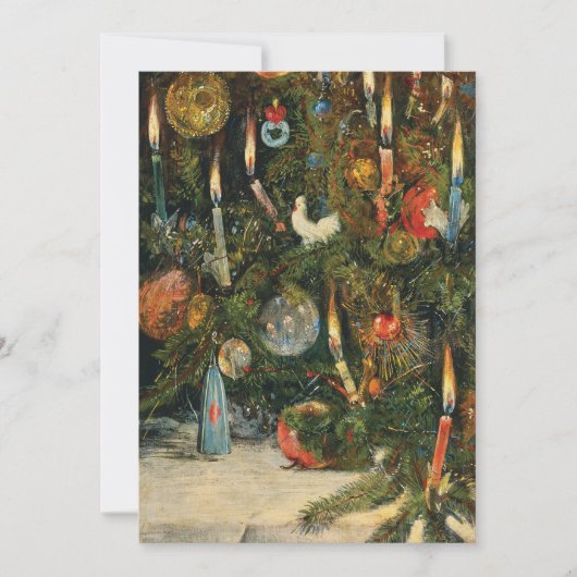 Kerstboom | Rudolf Bernhard Willmann Feestdagenkaart (Voorkant)