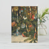 Kerstboom | Rudolf Bernhard Willmann Feestdagenkaart (Staand voorkant)