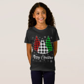 Kerstboom — Santa Buffalo — Pset Print Merry Chr T-shirt (Voorkant volledig)