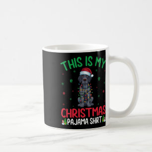 Kerstboom Santa Duitse Kortharige Pointer Dog Chr Koffiemok