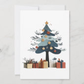 kerstboom save the date (Achterkant)