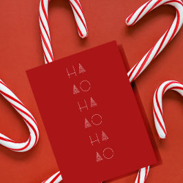 Kerstboom Scandi Minimalistisch Eenvoudig Kerstfee Briefkaart