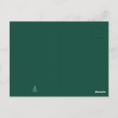 Kerstboom Scandi Minimalistische eenvoudige vakant Briefkaart (Achterkant)