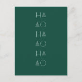 Kerstboom Scandi Minimalistische eenvoudige vakant Briefkaart (Voorkant)