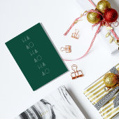 Kerstboom Scandi Minimalistische eenvoudige vakant Briefkaart