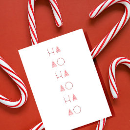 Kerstboom Scandi Minimalistische eenvoudige vakant Briefkaart