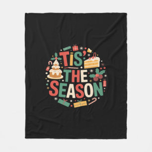 Kerstboom Schattig - Het Is Kersttijd Fleece Deken