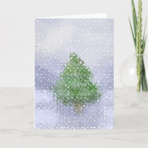 Kerstboom schets Kaart