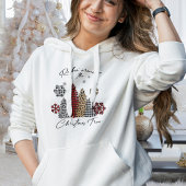 Kerstboom Schommelen Geruite Check Hoodie