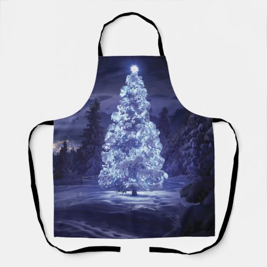 kerstboom schort (Voorkant)