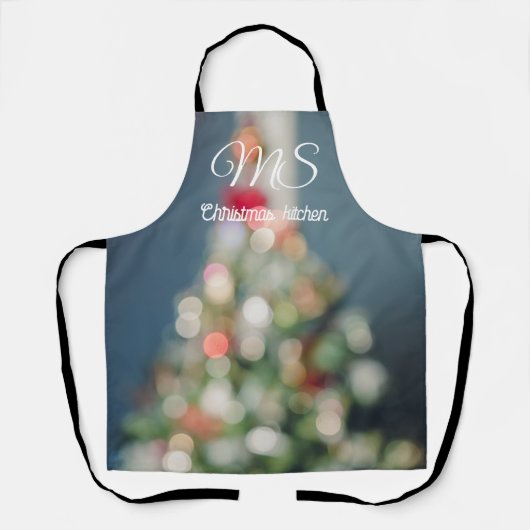  kerstboom schort (Voorkant)