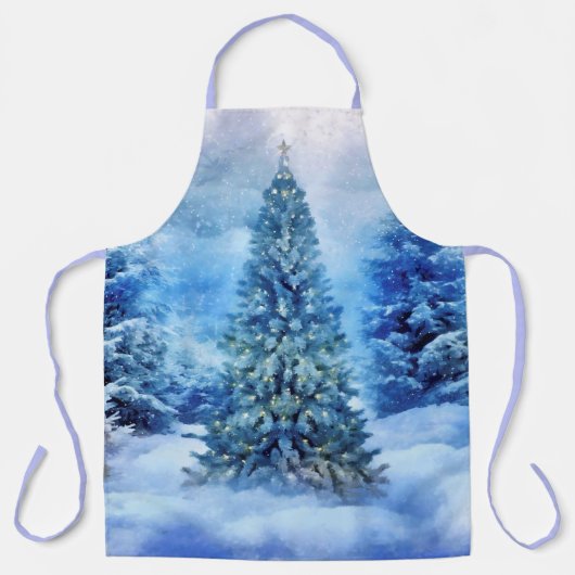 kerstboom schort (Voorkant)