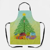 Kerstboom Schort (Voorkant)