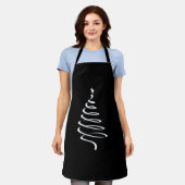 kerstboom schort (Gedragen)