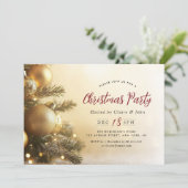 Kerstboom script vakantie feest kaart (Staand voorkant)