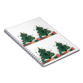 Kerstboom Seizoengroeten Notitieboek (Rechterzijde)