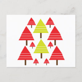 Kerstboom Seizoensgroeten Briefkaart