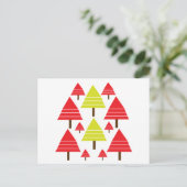Kerstboom Seizoensgroeten Briefkaart (Staand voorkant)
