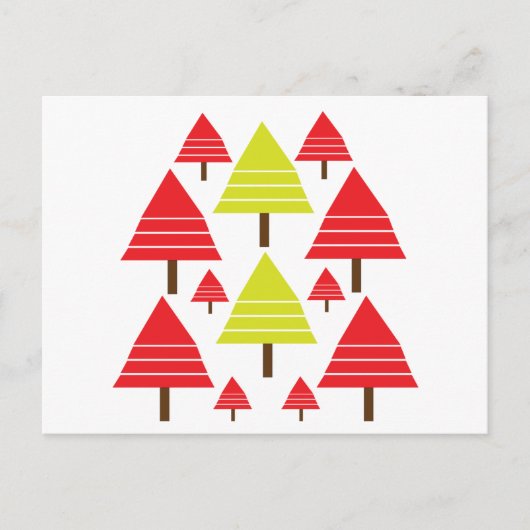 Kerstboom Seizoensgroeten Briefkaart (Voorkant)
