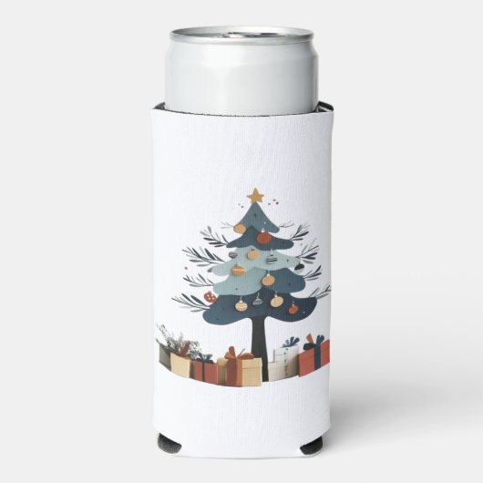 Kerstboom seltzer blikjeskoeler (Seltzer Voorkant)