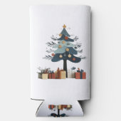 Kerstboom seltzer blikjeskoeler (Achterkant)