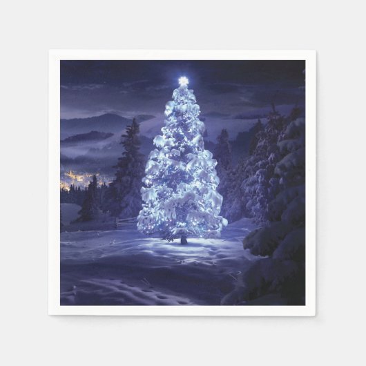 kerstboom servet (Voorkant)